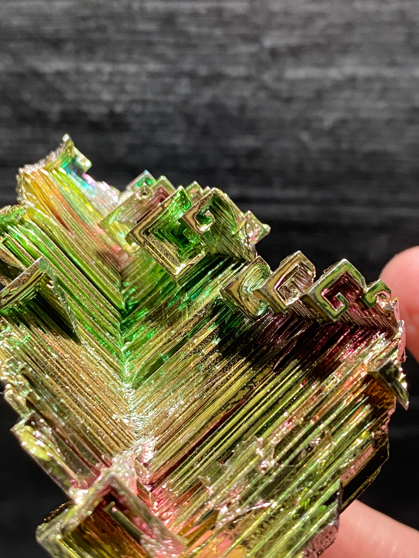 Schöne Bismut Regenbogen Kristalle mit sehr schöne Etsy.de