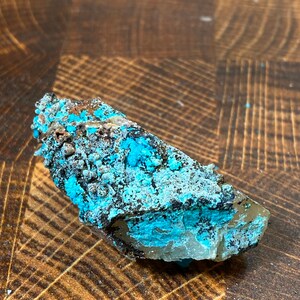 RARE Tentadora Mine  Quartz Crystal Covered In Amazing Chrysocolla Malachite Limonite Tenorite