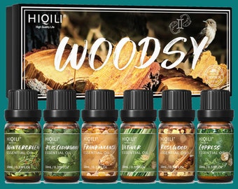 Woodsy essential oils Kit. Aromatic oils for making scented candles and soaps. Mother's day gift.
