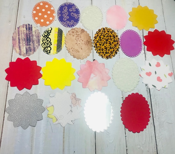 Die Cut Shapes for Cardmaking. 20 Piece Large DIY Topper Etsy UK