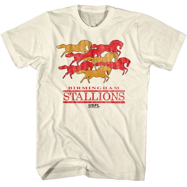 USFL Birmingham Stallions T Shirt Alabama American Football League 2023