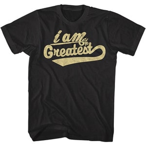 MUHAMMAD ALI T-Shirt I Am The Greatest Logo Shirts