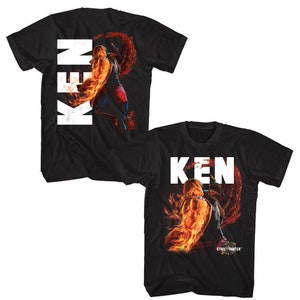 Street Fighter 6 KEN Shirt American Karate Character Tees