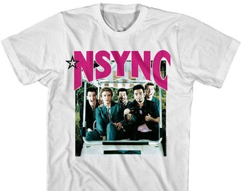 Vtg 1999 N Sync Concert T-shirt White S/m 90s Nsync Boy Band Pop