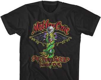 MOTLEY CRUE T-Shirt Dr Feelgood World Tour Graphic Tees