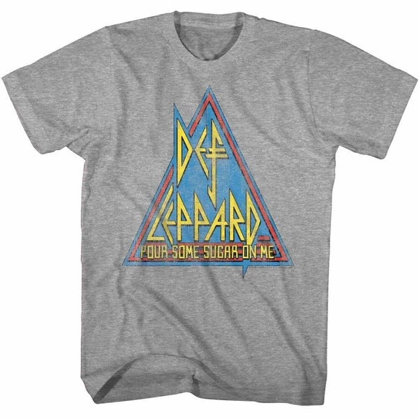 DEF LEPPARD Shirt Pour Some Sugar On Me Merch Graphic Tees
