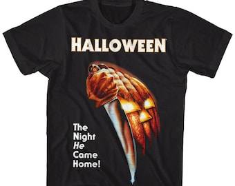 HALLOWEEN T-Shirt Pumpkin Knife Graphic Tees