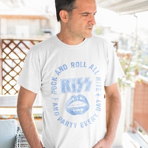 KISS Band T-Shirt Rock n Roll All Nite Party Every Day Shirts