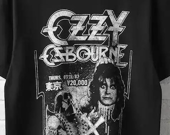 Ozzy Osbourne Executioner Japan 1982 T-shirt You Can't Kill Rock N