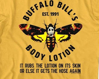 Silence of the Lambs Buffalo Bill's Body Lotion T-Shirt – Horror Movie Graphic Tee