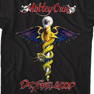 Motley Crue Dr Feelgood T-Shirt – Vintage Rock Band Album Tee
