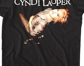 Cyndi Lauper Torn Note Dance Retro Pink Heather T-shirt - Etsy