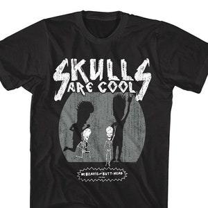 MTV Beavis and Butthead T-Shirt Skulls are Cool Cartoon Tees