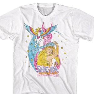 She-Ra Men&#39;s T Shirt Swiftwind in Star Light Retro Graphic Tees