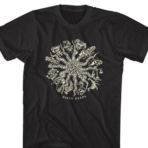 Dirty Heads T Shirt Astrology Reggae Rock Band Vintage Graphic Tees immagine 1