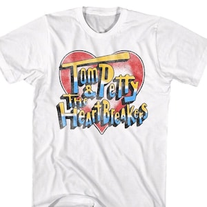 Tom Petty & the Heartbreakers Shirt Vintage Heart Rock Tees