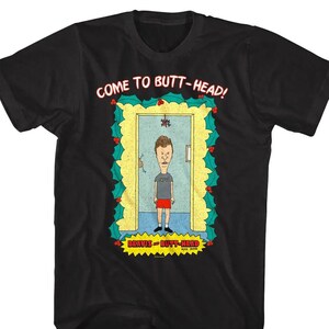 Beavis and Butthead Shirt Under the Mistletoe Xmas MTV Tees