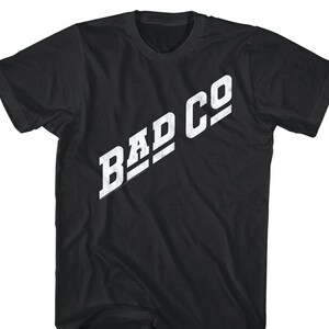 Bad Company Men&#39;s Shirt Band Logo Merch Rock Band Tees