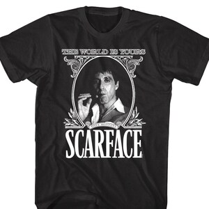 Scarface T Shirt Tony Montana Money Gangster Movie Graphic Tees