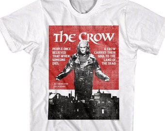 THE CROW T-Shirt Brandon Lee Gothic Fantasy Movie Poster Shirts