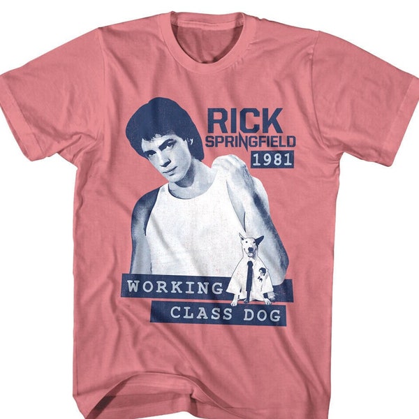 RICK SPRINGFIELD T-Shirt Working Class Dog Album Vintage Tees