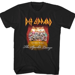 DEF LEPPARD T-Shirt The Sparkle Lounge Photo Graphic Tees