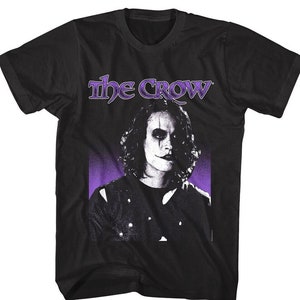 THE CROW T-shirt Eric Draven Movie Purple Logo Retro Graphic Tees - Etsy