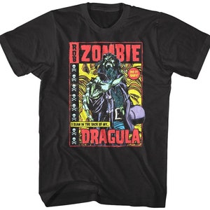 Rob Zombie T Shirt Dragula Comic Retro Music Graphic Tees