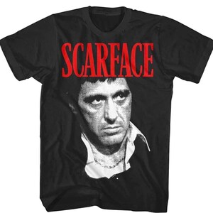 Scarface Men&#39;s T Shirt Extreme Close-Up Angry Tony Montana Tees