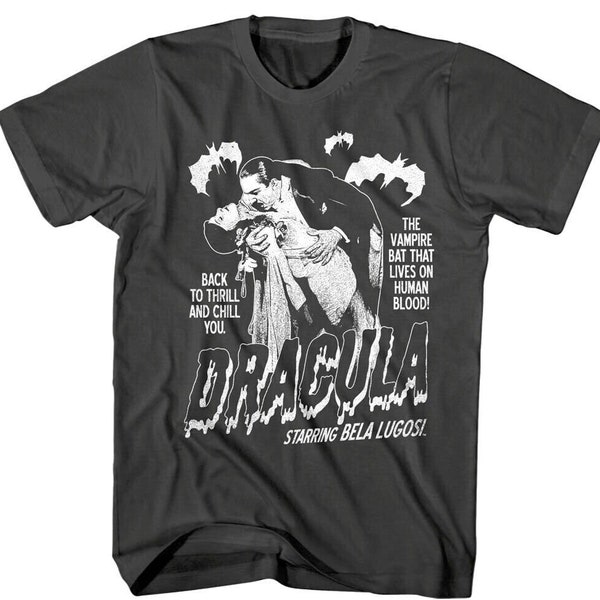 DRACULA T-Shirt Bela Lugosi Vampire Vintage Graphic Tees