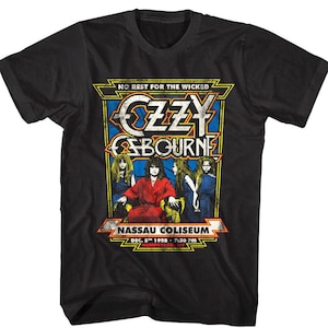 OZZY OSBOURNE T-Shirt Nassau Coliseum 88 Big and Tall Shirts