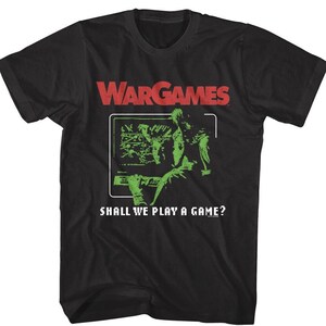 WARGAMES T-Shirt Sci-Fi Thriller Movie Graphic Tees