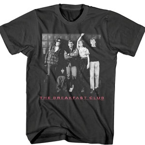 BREAKFAST CLUB High School Locker Posing Group Photo Shirt