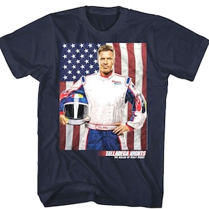 TALLADEGA NIGHTS T-Shirt All-American Race Driver Shirts