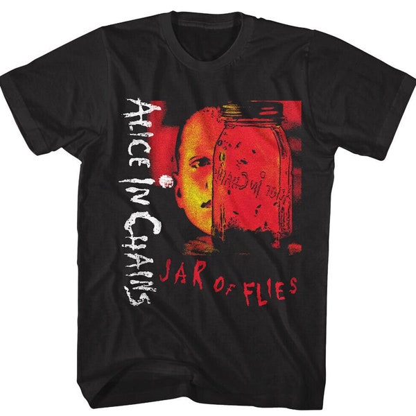 ALICE IN CHAINS T-Shirt Jar of Flies Album Art Alt Rock Metal Graphic Tees