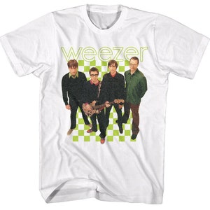 Weezer T-Shirt Green Album Cover Poster Retro Tees