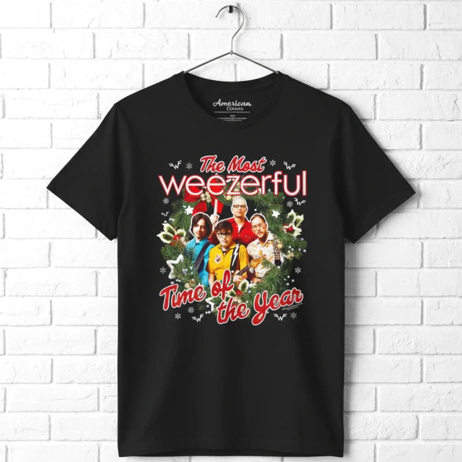 Weezer Men's Shirt Weezerful Time of the Year T-shirt Alternative