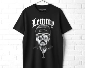 Lemmy Motorhead T-Shirt Reflections Rock Music Band Graphic Tee