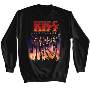 Kiss Destroyer Album Rock Band Sweater - American Classics Licensed Apparel
