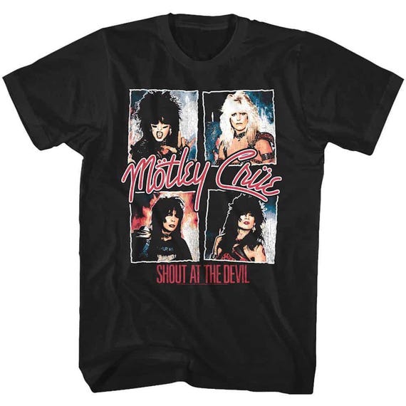 Motley Crue Shout at the Devil Album Graphic T-shirt - Vintage