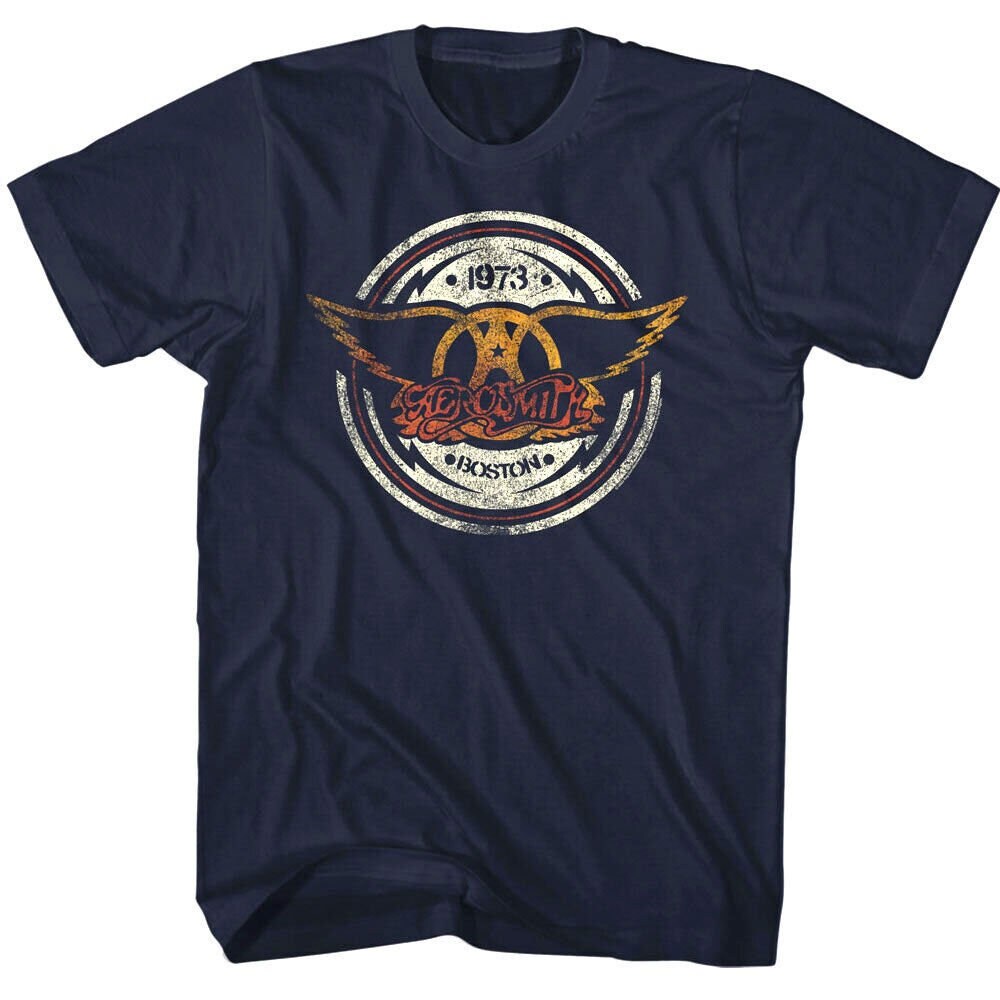 AEROSMITH T-shirt Boston 1973 Vintage Logo Graphic Tees - Etsy