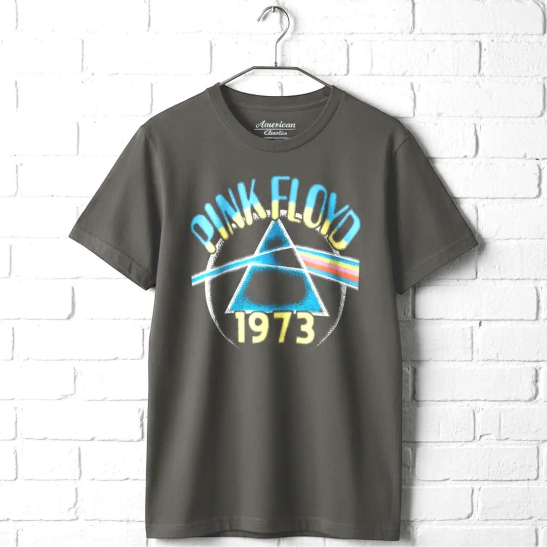 Pink Floyd 1973 Dark Side Prism T-shirt - Psychedelic Rock Concert