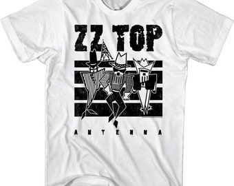 Vintage 90s ZZ Top Antenna Tour Shirt - Sz XL - Concert Tee Grunge