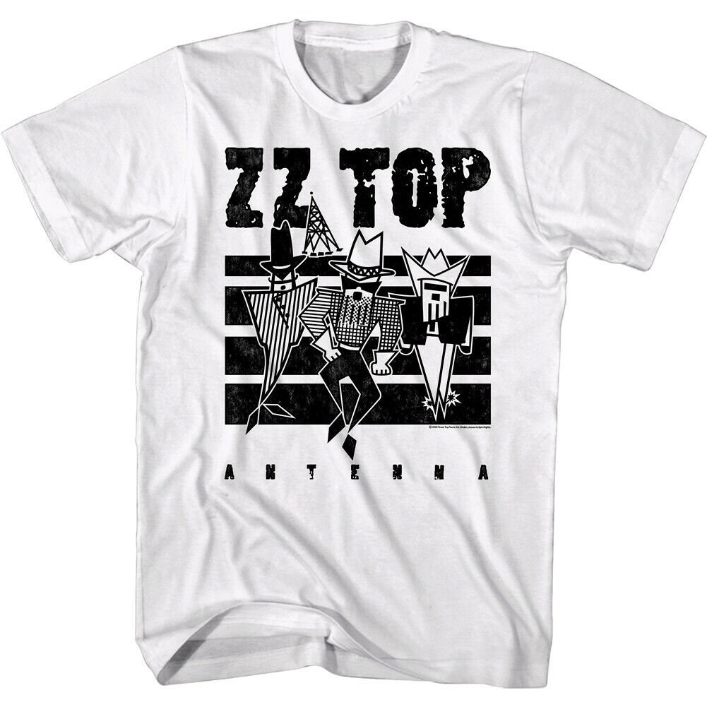 ZZ Top Men's T-shirt Antenna Album Cover Graphic Tee 1994 CD