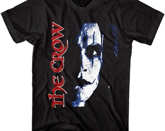 THE CROW T-shirt Eric Draven Close-up Eye Gothic Superhero Tees - Etsy