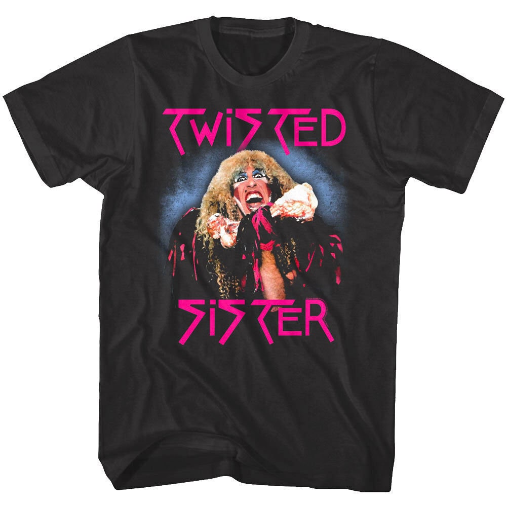 TWISTED SISTER T-shirt Dee Snider Stay Hungry Poster Graphic TWISTED SISTER T-shirt Dee Snider Stay Hungry Poster Graphic