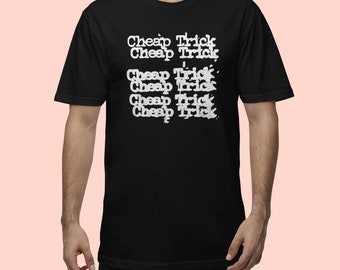 Cheap Trick Classic Stacked Logo Black Adult T-shirt - Etsy