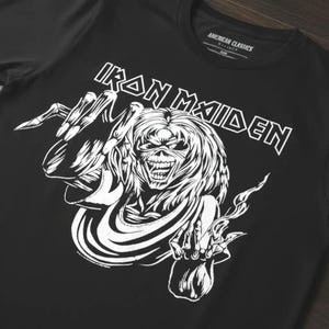 Iron Maiden Eddie the Head T-Shirt One Mascot Heavy Metal Rock Band Merch Tee bild 2