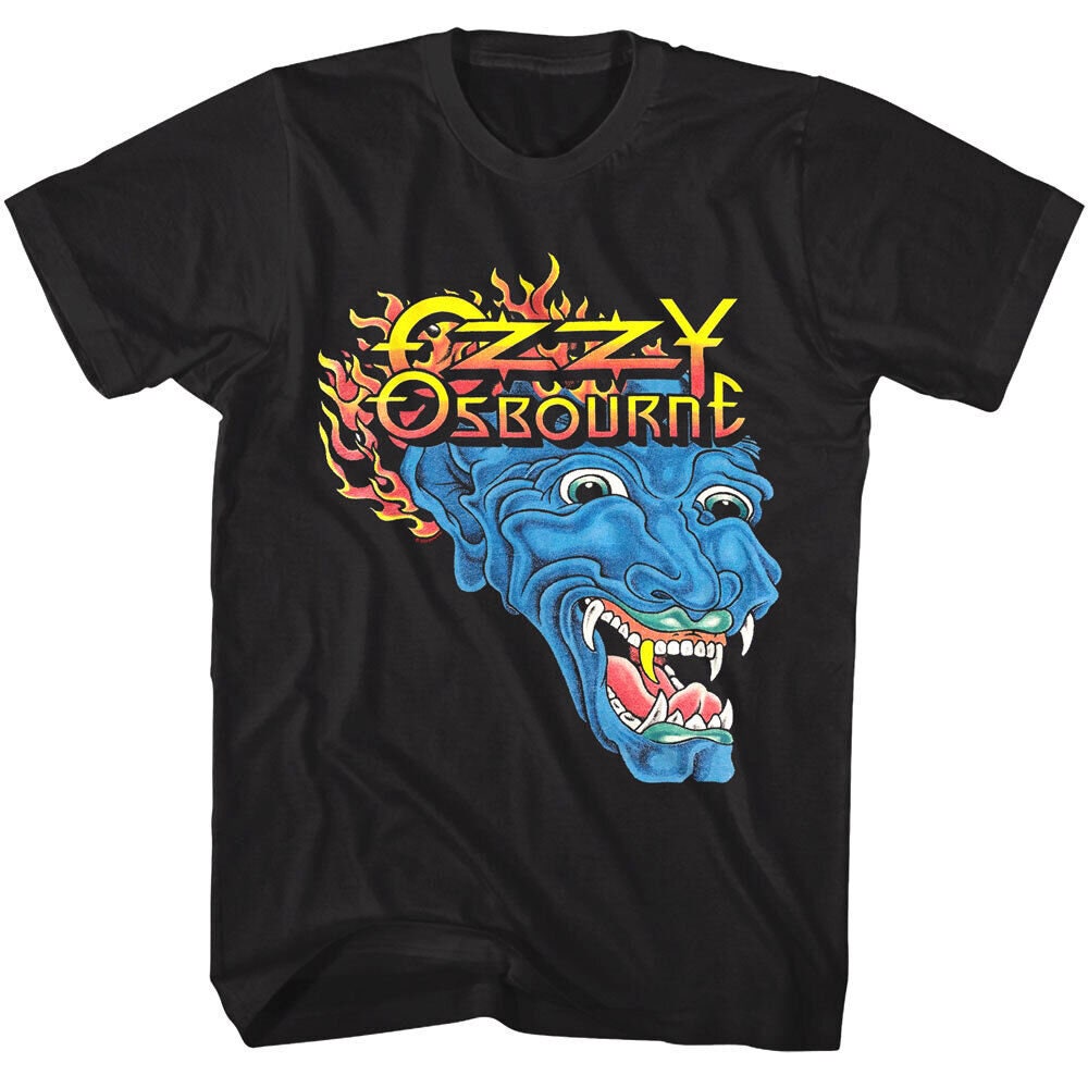 OZZY OSBOURNE Men's T-Shirt Blue Dragon Tattoo Prince of OZZY OSBOURNE Men's T-Shirt Blue Dragon Tattoo Prince of