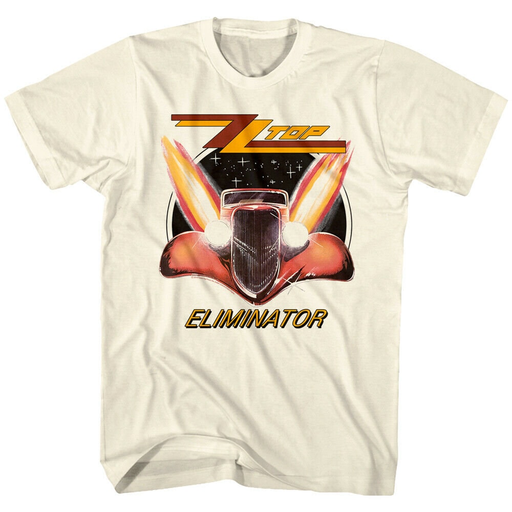 ZZ Top Men's T-shirt Eliminator Car Album Cover Graphic Tee